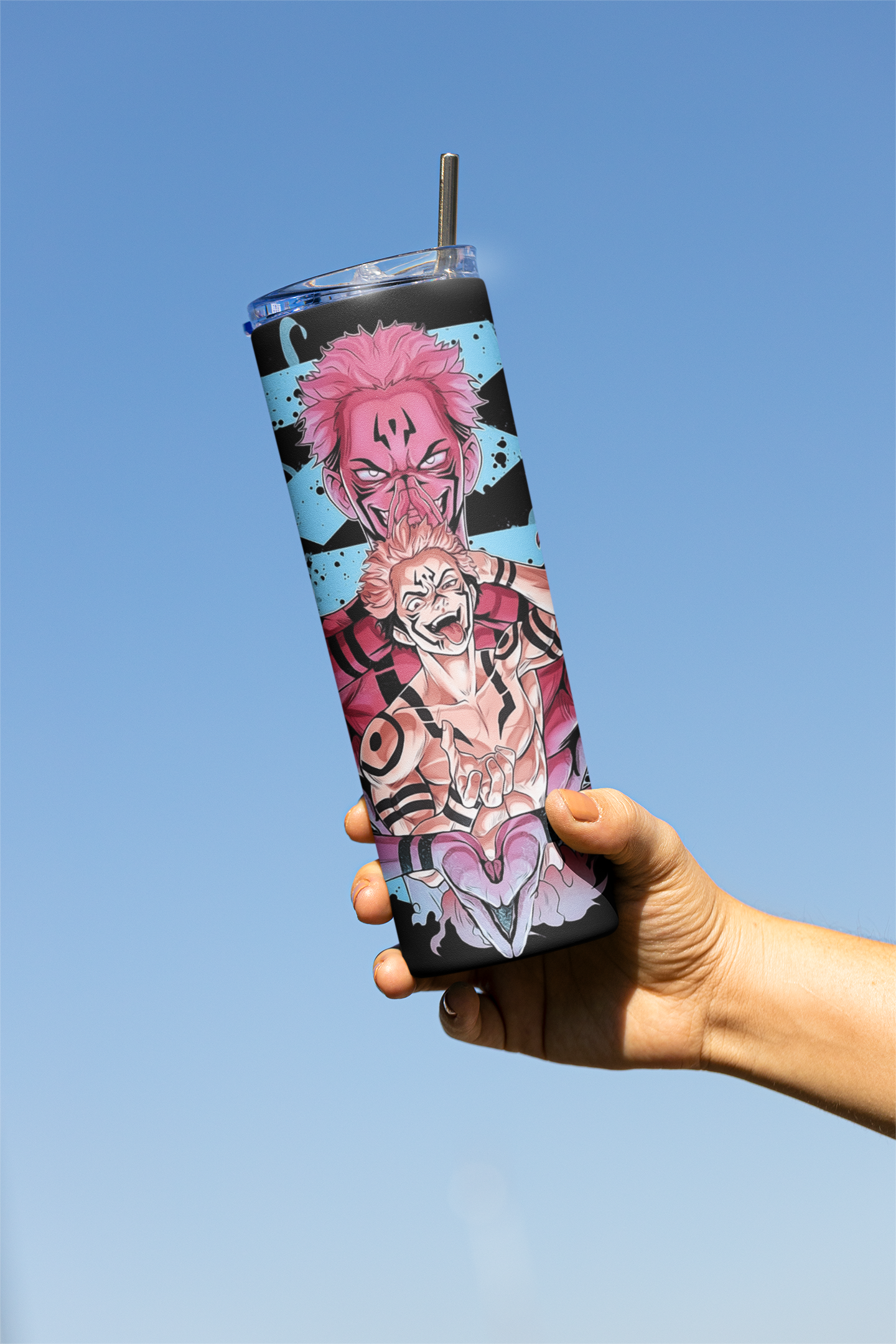 Sukuna From Jujutsu Kaisen Tumbler Bottle