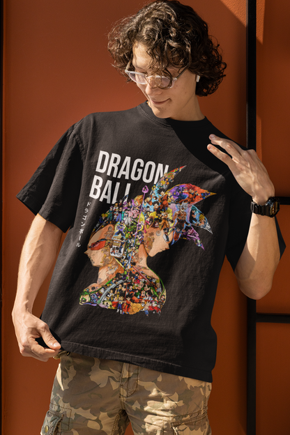 Goku & Vegeta from Dragon Ball Unisex Oversized T-shirt