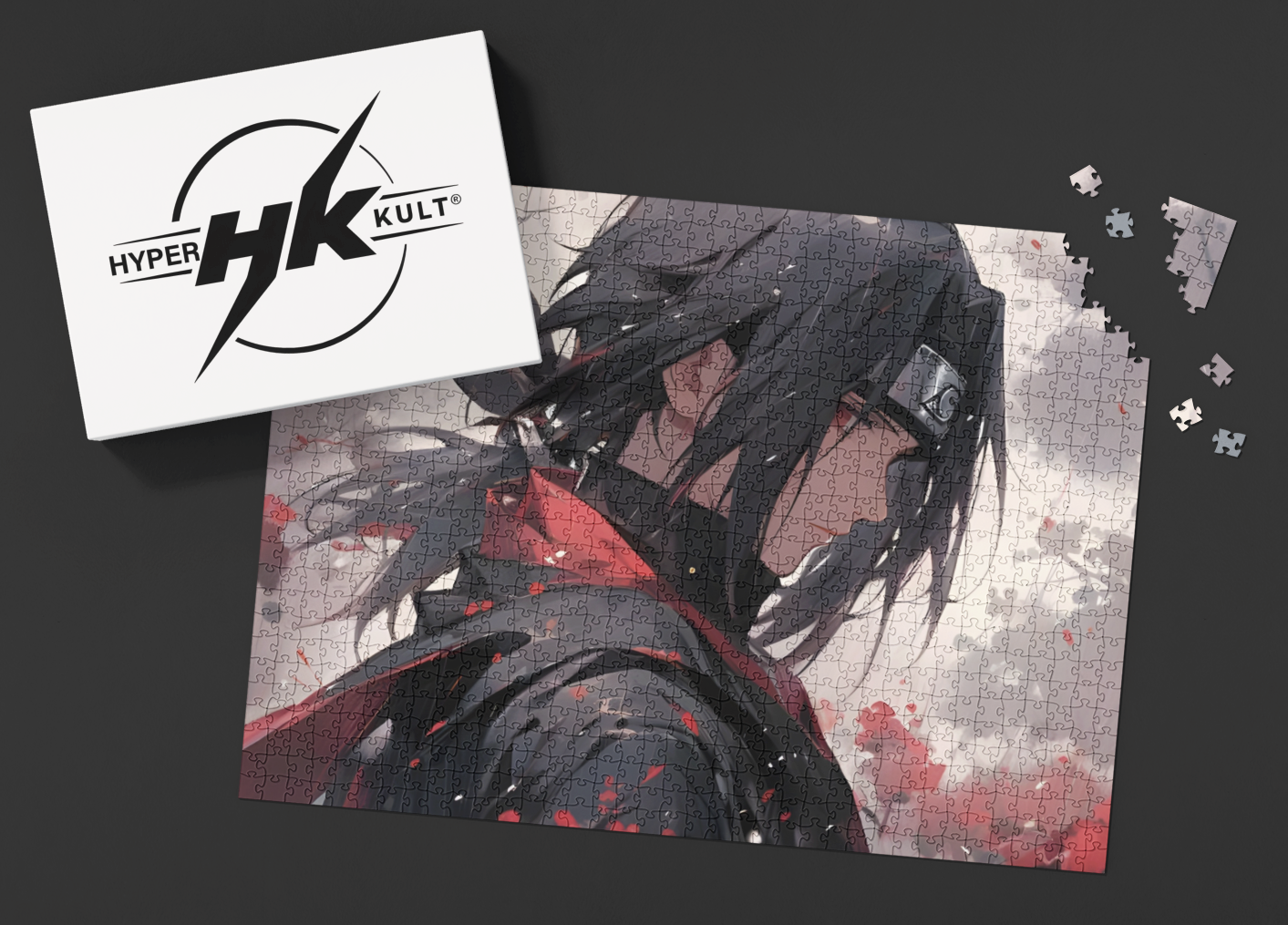 Itachi Uchiha From Naruto 120 Piece Jigsaw Puzzle by Hyper Kult